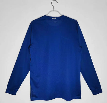 2007/2008 Retro Manchester United long Sleeve Soccer Jersey Away 1:1 Thai Quality