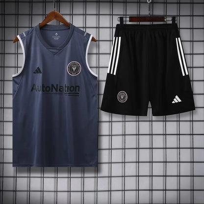 2023/2024 Inter Miami Training Grey Jersey+Shorts 1:1 Thai Quality