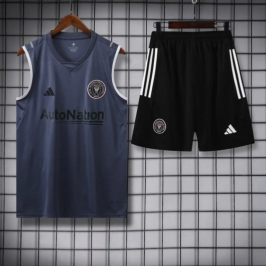 2023/2024 Inter Miami Training Grey Jersey+Shorts 1:1 Thai Quality