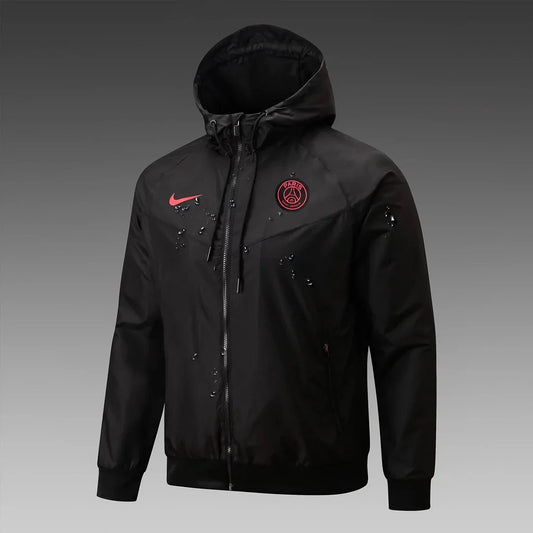 2024/2025 PSG Windbreaker Black Jersey 1:1 Thai Quality