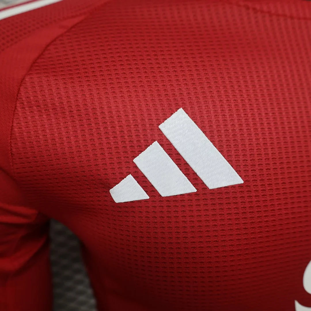 2024/2025 Long Sleeve Player Version Manchester United Home Football Shirt  1:1 Thai Quality