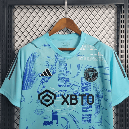 2023/2024 Inter Miami Training Wear blue Soccer Jersey 1:1 Thai Quality