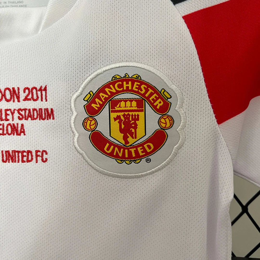 2010/2011 Retro Kids Size Manchester United Away Football Shirt 1:1 Thai Quality