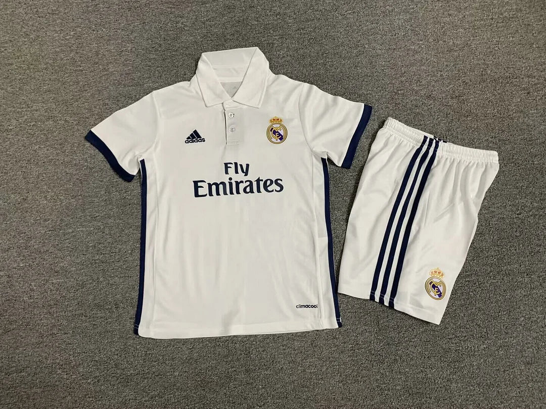 2016/2017 Retro Kids Size Real Madrid Home Football Shirt