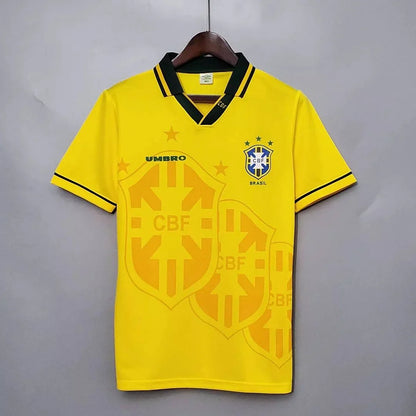 1994 Retro Brazil Soccer Jersey Home