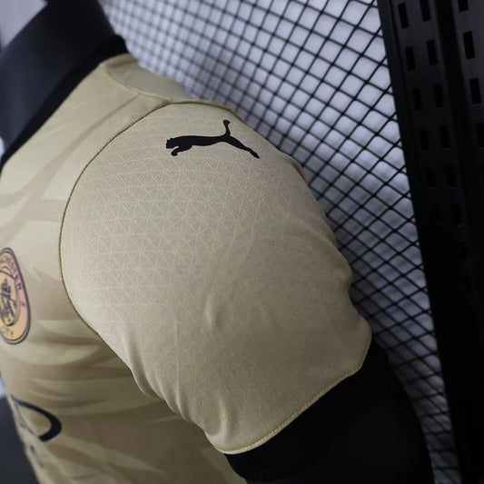2024/2025 Player Version Manchester City  Special Edition Cream color Football Shirt 1:1 Thai Quality