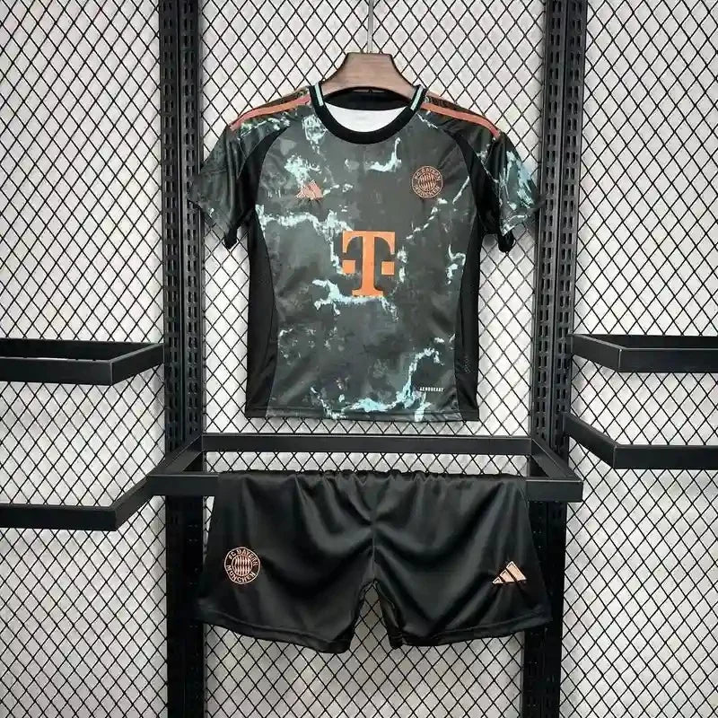 2024/2025 Kids Size Bayern Munich Away Football Jersey 1:1 Thai Quality