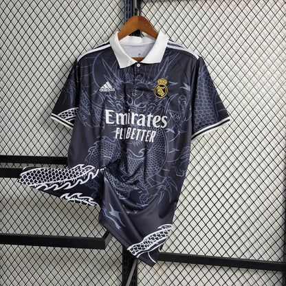2023/2024 Real Madrid Chinese Dragon Black Football Shirt