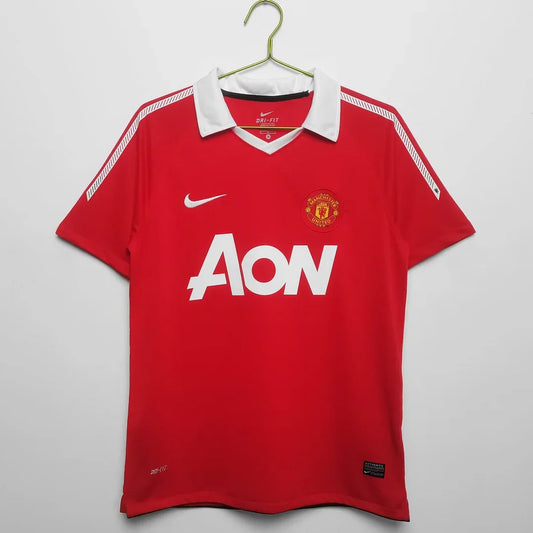 2010/2011 Retro Manchester United Home Football Shirt 1:1 Thai Quality