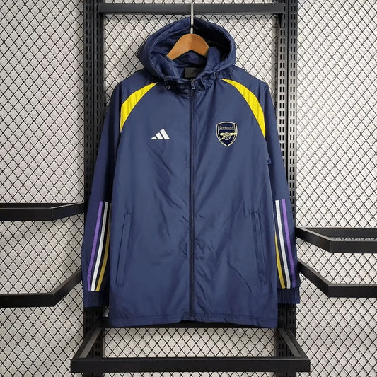 2023/2024 Arsenal Windbreaker Blue Soccer Jersey
