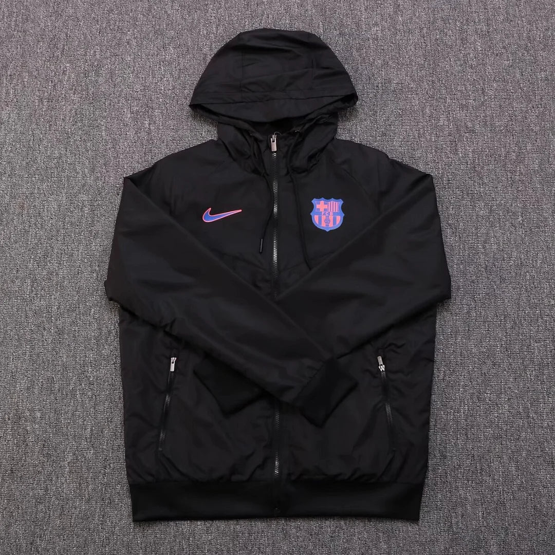 2024/2025 Barcelona Windbreaker Black Jersey 1:1 Thai Quality