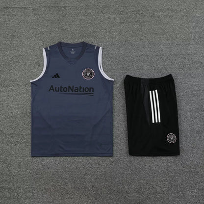 2023/2024 Inter Miami Training Grey Jersey+Shorts 1:1 Thai Quality